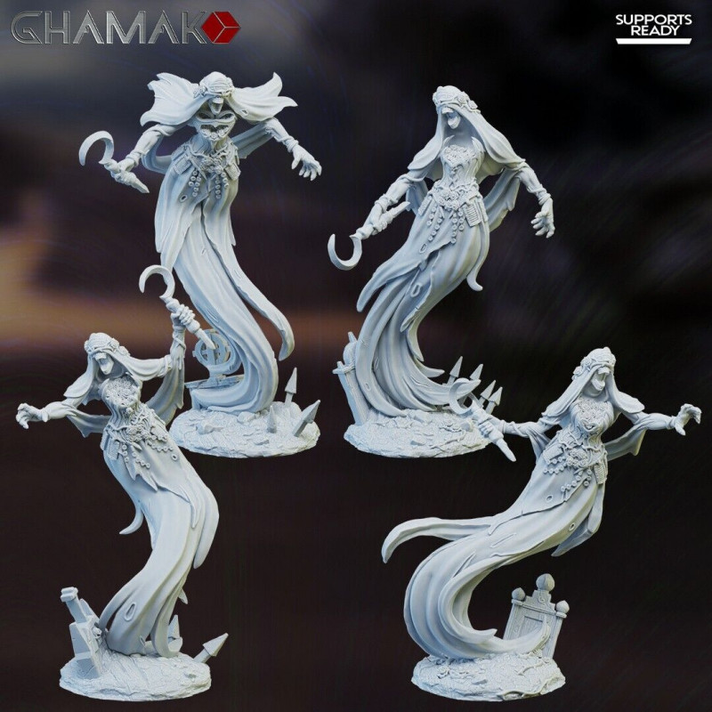 Figurines Morts-Vivants Ghamak – Armées Squelettiques et Horreurs Fantasy en 3D

