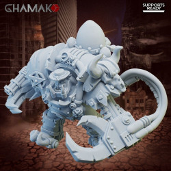 Figurine 3D Résine  pour jeux de figurines Orkz Klintz bozz with jet pack  (2)