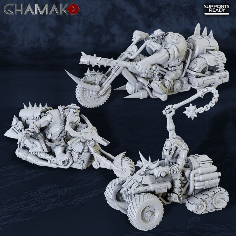 Ghamak - Orks chopper hotboyz Squad