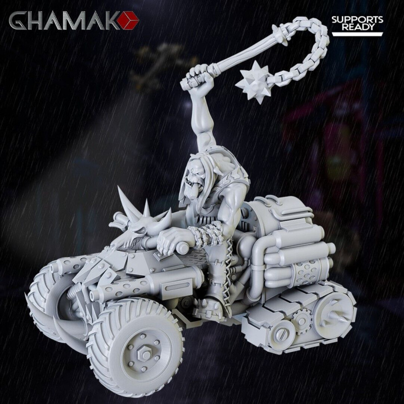 Ghamak - Orks chopper hotboyz Squad