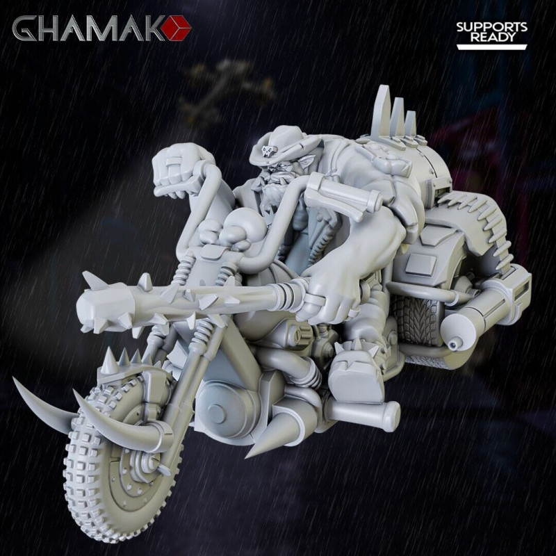 Ghamak - Orks chopper hotboyz Squad