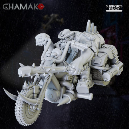 Ghamak - Orks chopper hotboyz Squad