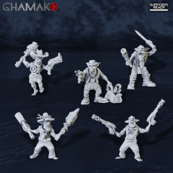 Figurine 3D Résine  pour jeux de figurines Orks slave squad  (2)