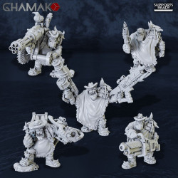 Figurine imprimée en 3D Résine pour jeux de figurines Orks sharpshotah squad  (2)