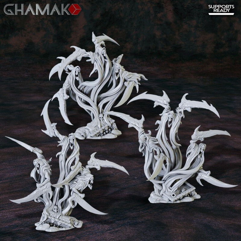 Figurines Morts-Vivants Ghamak – Armées Squelettiques et Horreurs Fantasy en 3D

