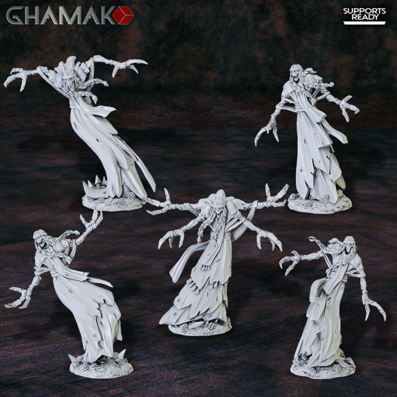 Figurines Morts-Vivants Ghamak – Armées Squelettiques et Horreurs Fantasy en 3D

