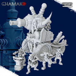 Figurine imprimée en 3D Résine pour jeux de figurines Orks Zcald Kannon and krew  (2)