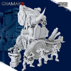 Figurine imprimée en 3D Résine pour jeux de figurines Orks Argh Kannon and krew  (2)