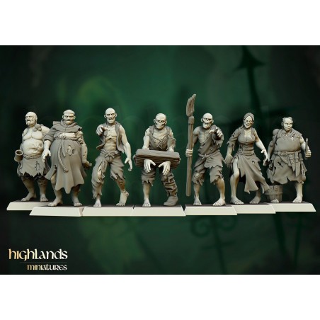 Higlands Miniature-Transilvanya Zombies