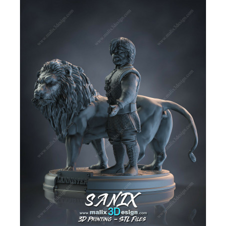 GOT - House Lannister figurine imprimée en 3D résine Taille 18cm GOT - House Lannister figurine imprimée en 3D résine Taille 18cm
