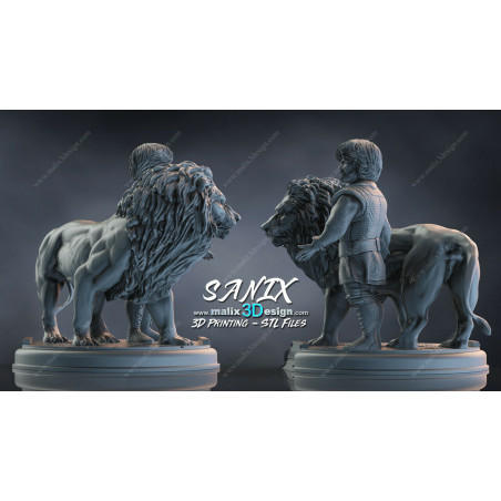 GOT - House Lannister figurine imprimée en 3D résine Taille 18cm GOT - House Lannister figurine imprimée en 3D résine Taille 18cm