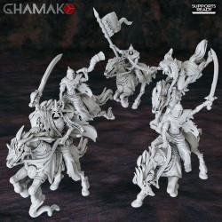 Ghamak-Skeleton Cavalry with swords    (2)
