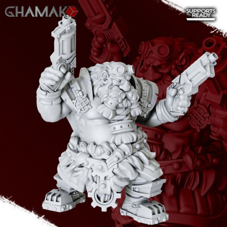 "Nains Ghamak - Figurines 3D pour Wargames Fantasy & Forteresses Enclavées"