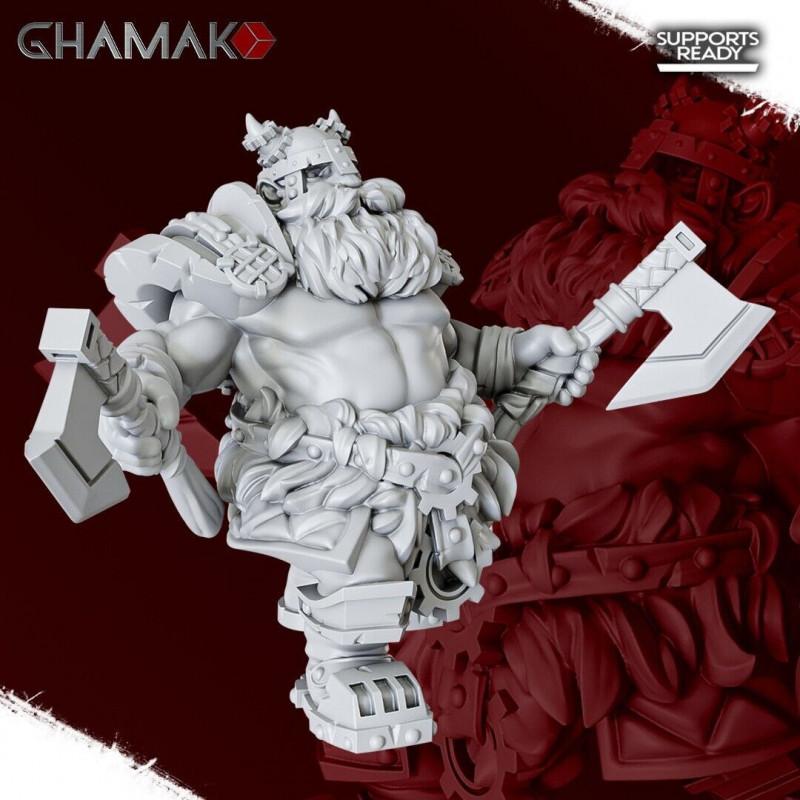 "Nains Ghamak - Figurines 3D pour Wargames Fantasy & Forteresses Enclavées"