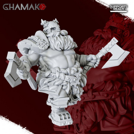 "Nains Ghamak - Figurines 3D pour Wargames Fantasy & Forteresses Enclavées"