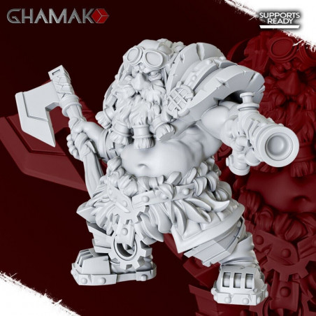 "Nains Ghamak - Figurines 3D pour Wargames Fantasy & Forteresses Enclavées"
