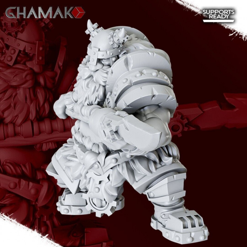 "Nains Ghamak - Figurines 3D pour Wargames Fantasy & Forteresses Enclavées"