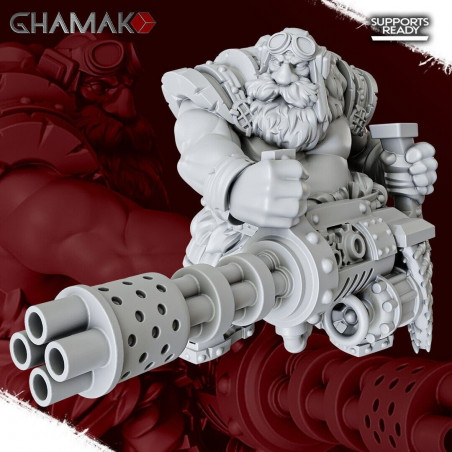 "Nains Ghamak - Figurines 3D pour Wargames Fantasy & Forteresses Enclavées"