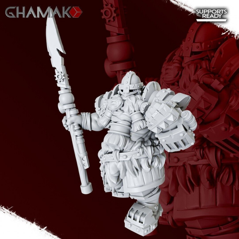 "Nains Ghamak - Figurines 3D pour Wargames Fantasy & Forteresses Enclavées"