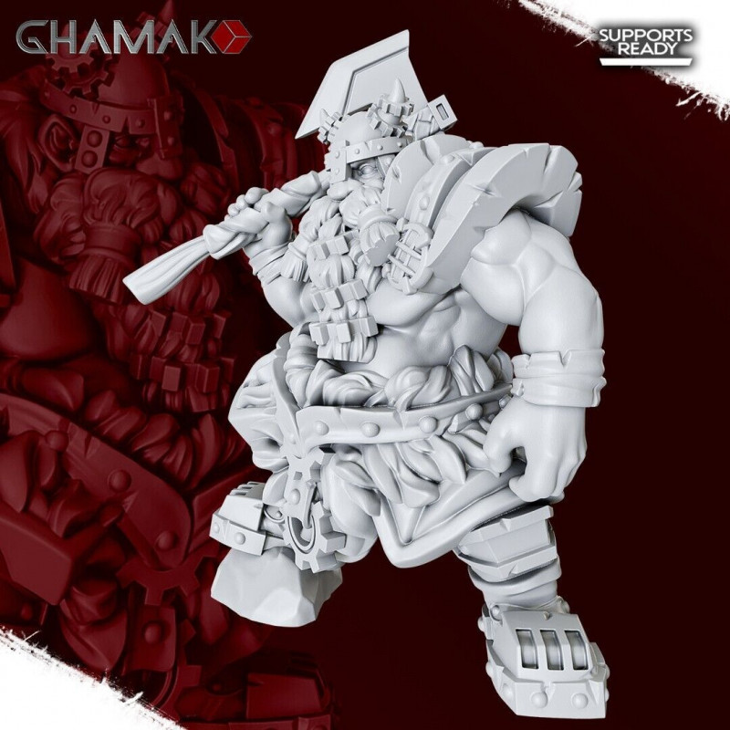 "Nains Ghamak - Figurines 3D pour Wargames Fantasy & Forteresses Enclavées"