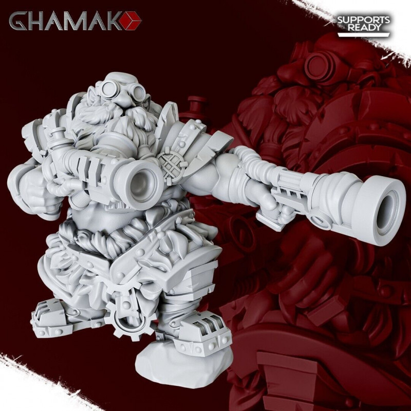 "Nains Ghamak - Figurines 3D pour Wargames Fantasy & Forteresses Enclavées"