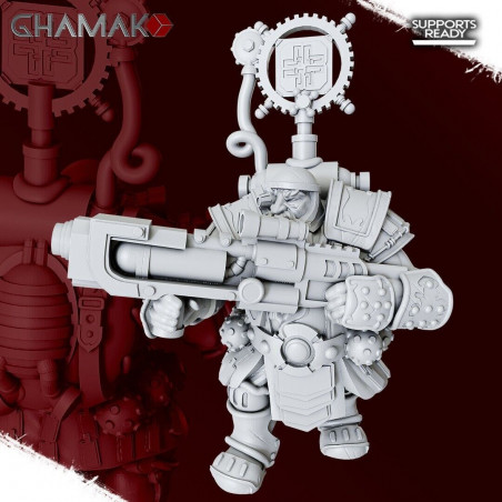 "Nains Ghamak - Figurines 3D pour Wargames Fantasy & Forteresses Enclavées"