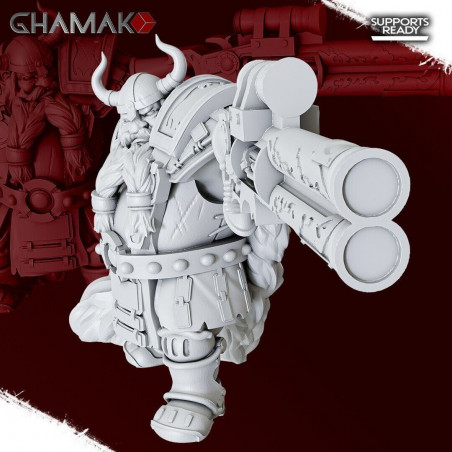 "Nains Ghamak - Figurines 3D pour Wargames Fantasy & Forteresses Enclavées"