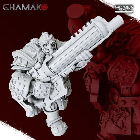 "Nains Ghamak - Figurines 3D pour Wargames Fantasy & Forteresses Enclavées"