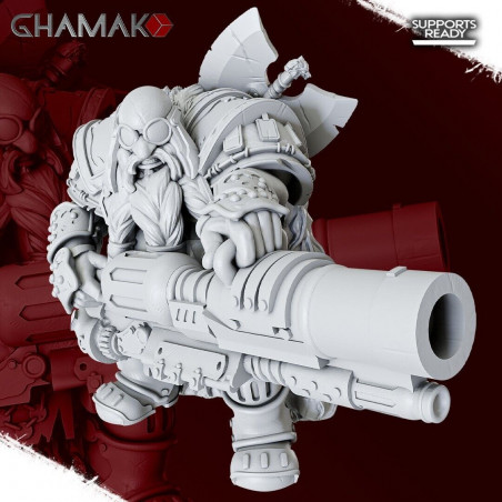 "Nains Ghamak - Figurines 3D pour Wargames Fantasy & Forteresses Enclavées"