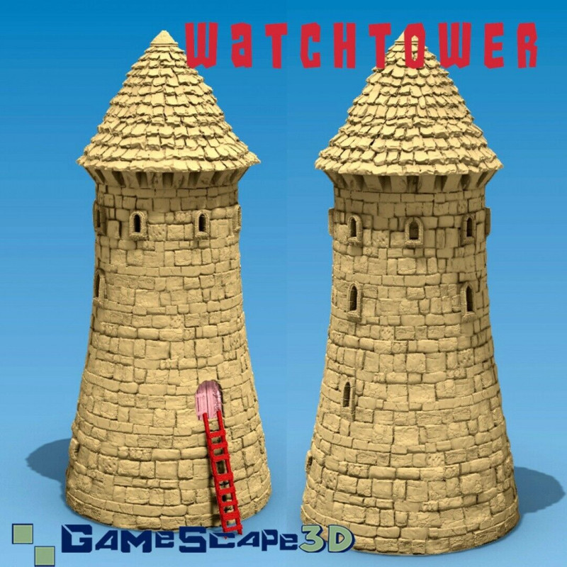 Décors GameScape 3D – Terrain modulaire 28/32 mm en filament

