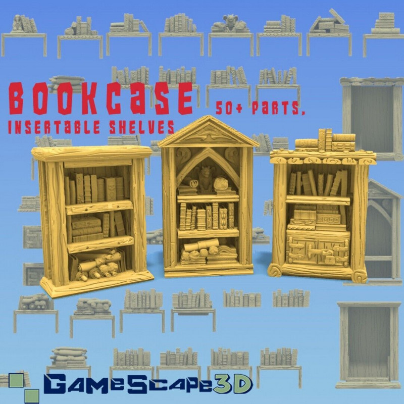Décors GameScape 3D – Terrain modulaire 28/32 mm en filament

