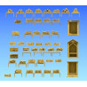 Décors GameScape 3D – Terrain modulaire 28/32 mm en filament


