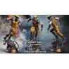 Wolverine fury imprimé en 3D résine Taille 18cm non peint