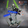 General Grievous figurine imprimée en 3D résine Taille 18cm non peint General Grievous figurine imprimée en 3D résine Taille 18cm non peint