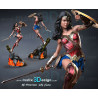Wonder woman figurine imprimée en 3D résine Taille 18cm