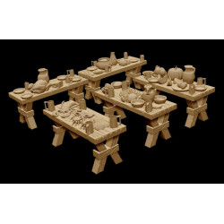 Décors modulaires 28/32 mm – 3D Layered Scenery – Filament

