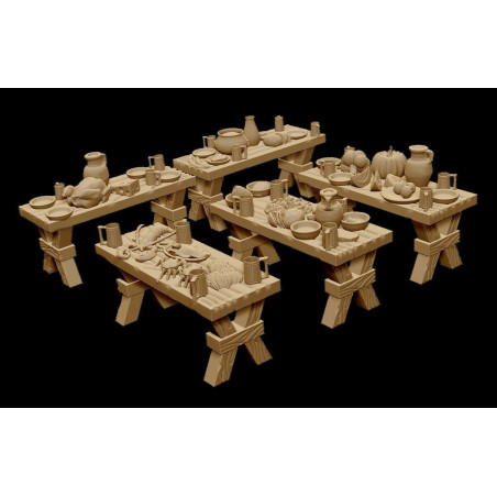 Décors modulaires 28/32 mm – 3D Layered Scenery – Filament

