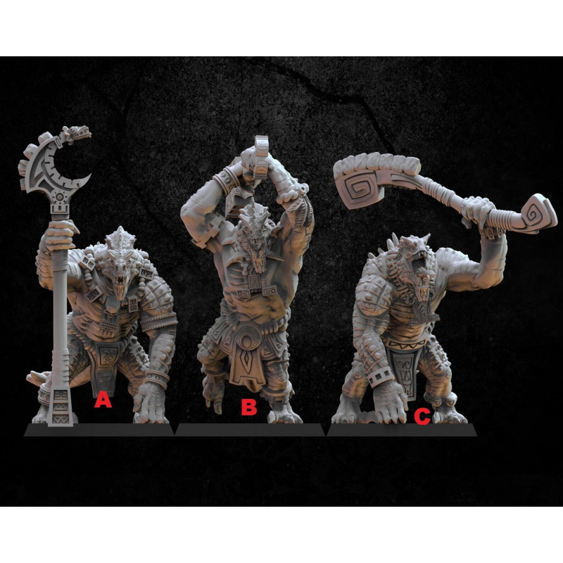 Guerriers Cuetzpal – Figurines Résine Fantasy 28mm | The Lost Kingdom

