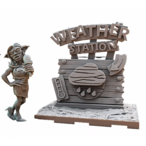 Fantasy Football - Station météo avec figurine
