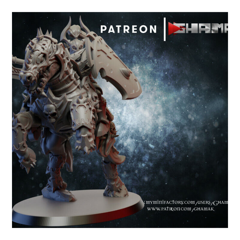 "Armée du Chaos Ghamak - Figurines 3D pour Wargames Fantasy & Batailles Épiques"