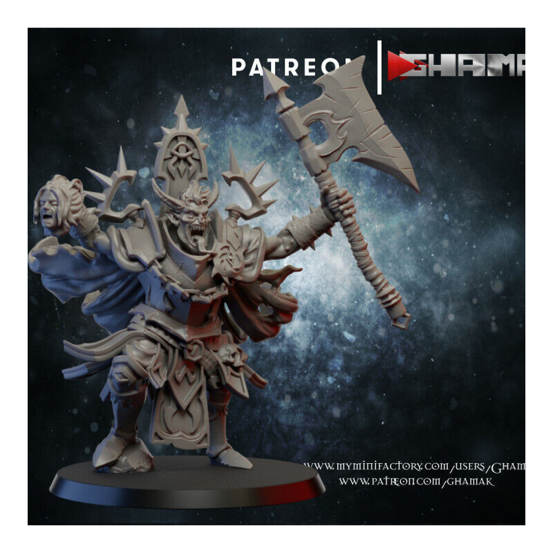 "Armée du Chaos Ghamak - Figurines 3D pour Wargames Fantasy & Batailles Épiques"