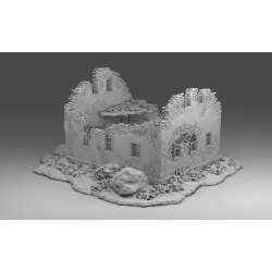 "Ruines WWII - Décors 3D 28mm pour Wargames & Dioramas Historiques" (2)