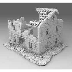 "Ruines WWII - Décors 3D 28mm pour Wargames & Dioramas Historiques" (2)