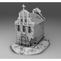 "Ruines WWII - Décors 3D 28mm pour Wargames & Dioramas Historiques"