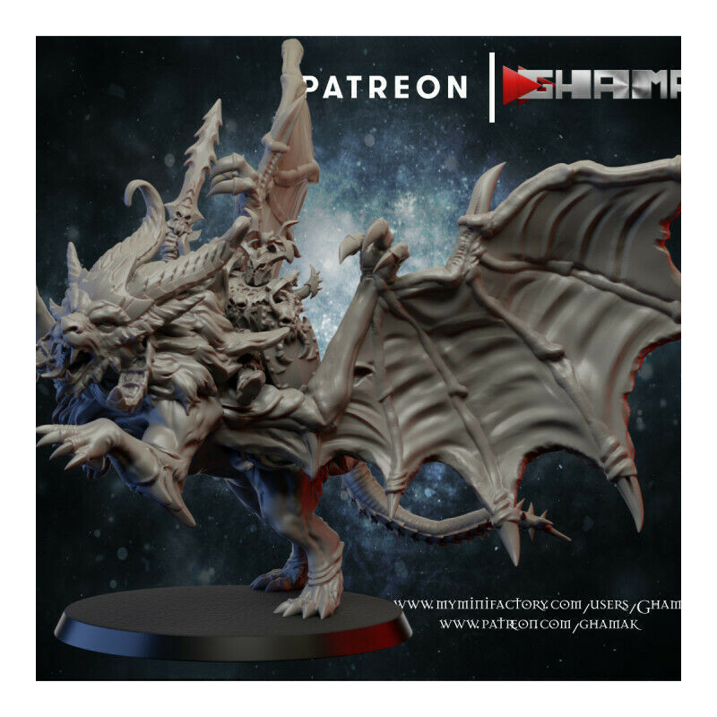 "Armée du Chaos Ghamak - Figurines 3D pour Wargames Fantasy & Batailles Épiques"