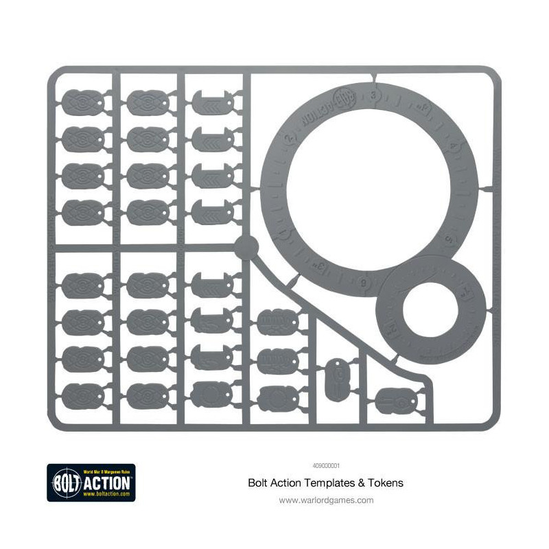Bolt Action Set de gabarit et Tokens