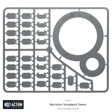 Bolt Action Set de gabarit et Tokens
