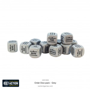 Bolt Action Dés d'ordre gris