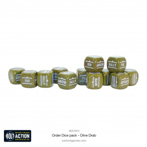 Bolt Action Dés d'ordre Olive