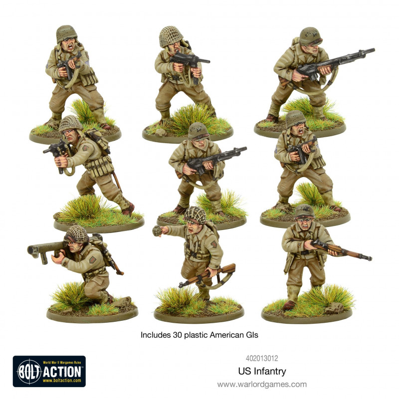 Bolt Action US infantry WWII American GIs